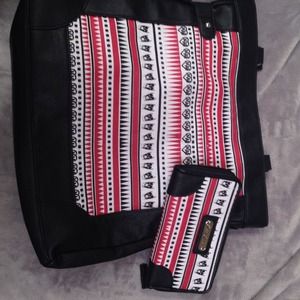 🎁Large purse with wallet🎁 Metal Mulisha