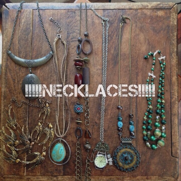 All sorts of lovely necklaces