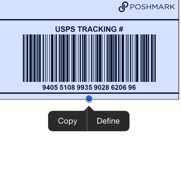 Tracking number