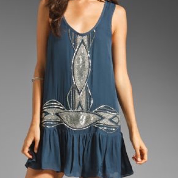 Parker Dresses & Skirts - Parker Metal Beaded Tank Dress S