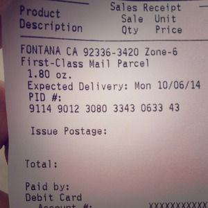 Proof of shipping