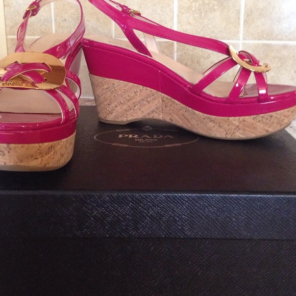 Prada wedge sandal
