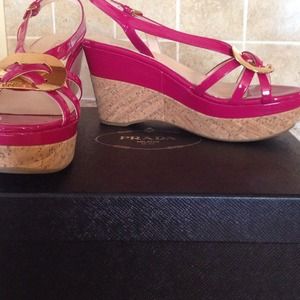 Prada wedge sandal