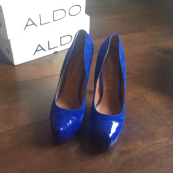 Aldo Heels ! Blue