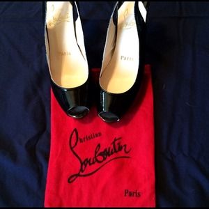 Look Like Loubitan Peep Toe Heels Size 40