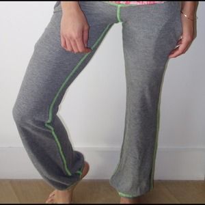 Her recycled track sweats