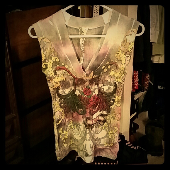 Code Vintage sleeveless top