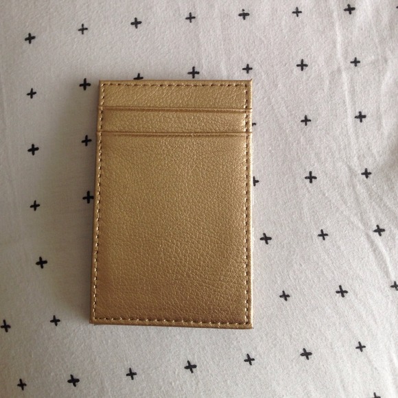J. Crew Factory magic gold wallet