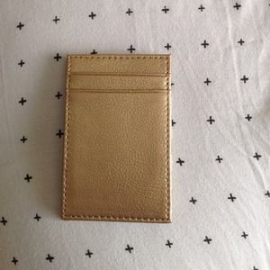 J. Crew Factory magic gold wallet
