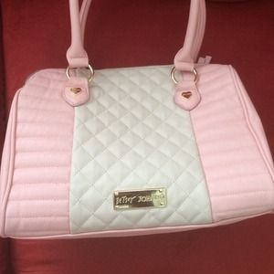 Pink Betsey Johnson Handbag 100% Authentic