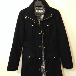 Black GUESS outerwear