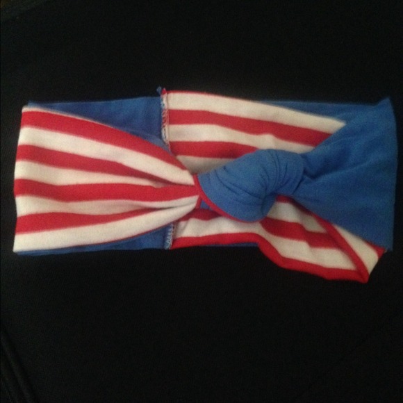 American flag turban headband