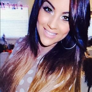 New vogue sexy black purple fade brown hair long