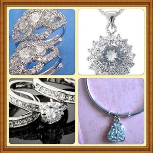 Bundle of 3 items. Earrings,pendant,bracelet