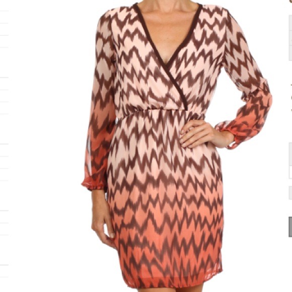 BRAND NEW PRINTED WRAP DRESS