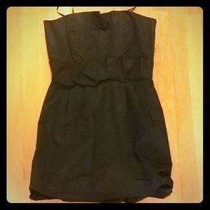 Bcbgeneration cocktail bubble dress navy and black