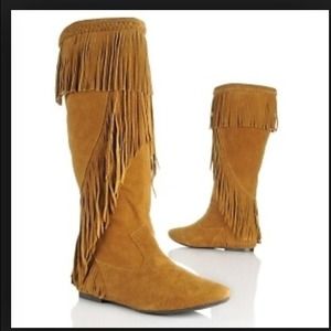 Sam Edelman fringe boots