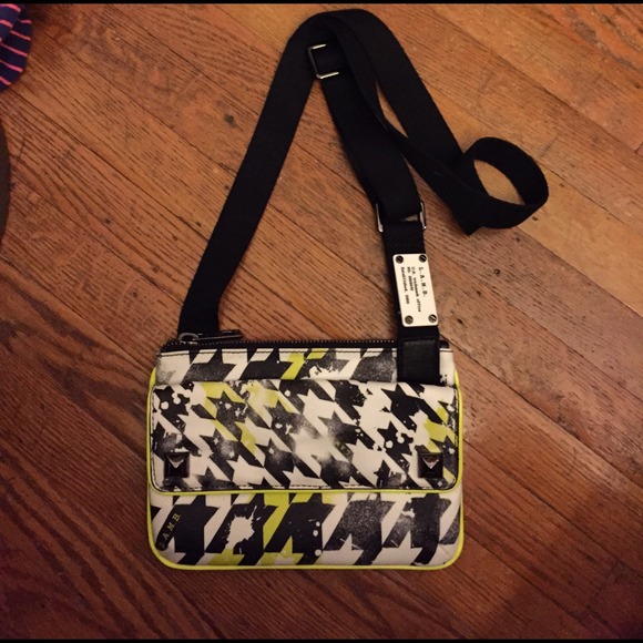 LAMB Gwen Acid Houndstooth Darlington Crossbody