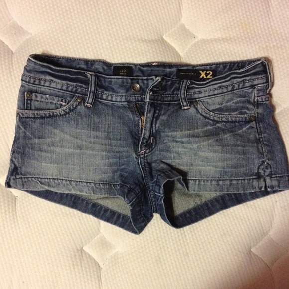 Express jean shorts
