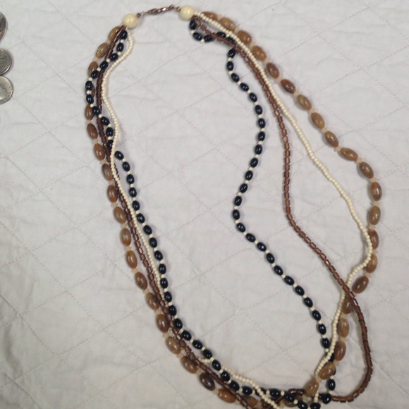 Final Sale*Multi strand Nine West necklace.