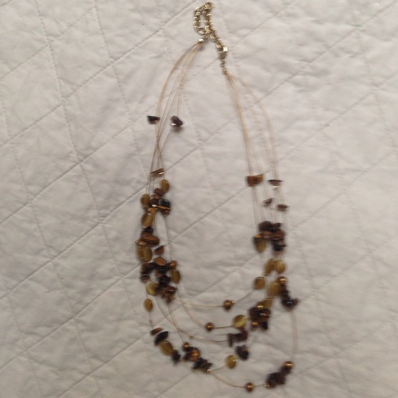 Multi color Nine West beaded necklace