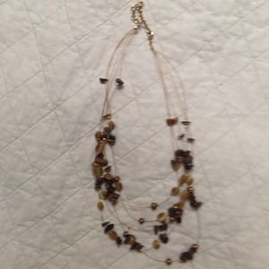 Multi color Nine West beaded necklace