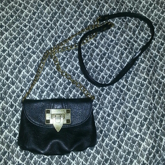 Target Black Leather Small Crossbody Purse