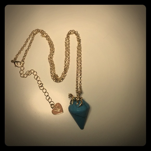 *ON HOLD*Wildfox inspired turquoise stone necklace