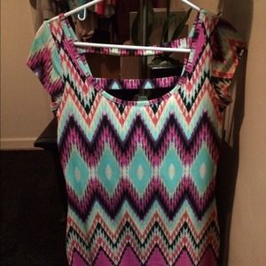 Charlotte Russe multi colored dress