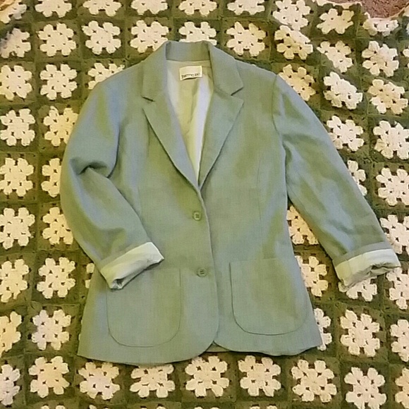Mint green Vintage Blazer