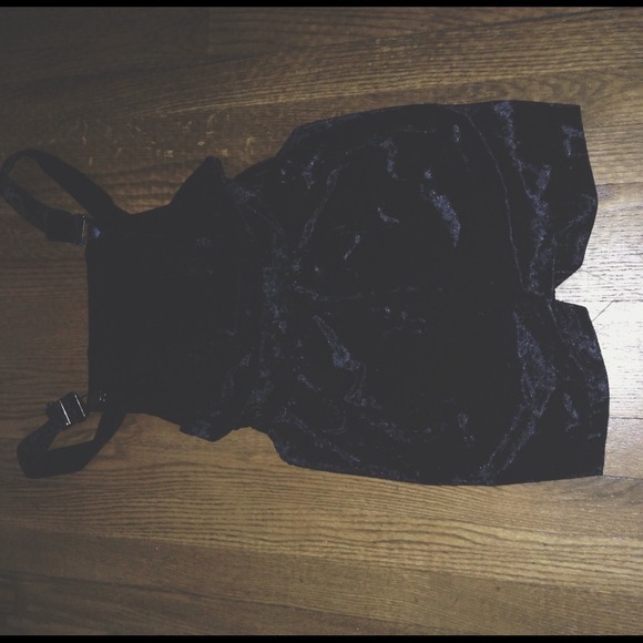 Nasty Gal Velvet Romper