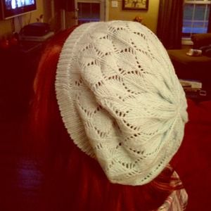 Slouchy knit hat