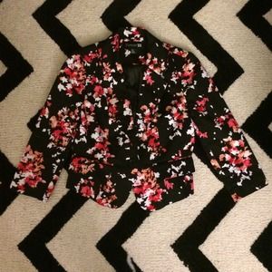Forever 21 floral blazer