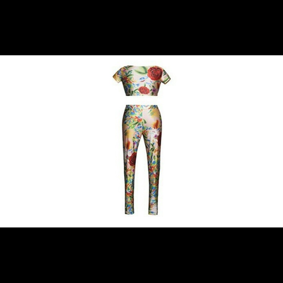 Two piece jump suit