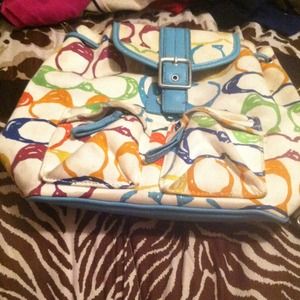Coach Multi color backpack