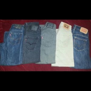 DEAL, DEAL, DEAL!!!! 5 pair BOY Levi Jeans