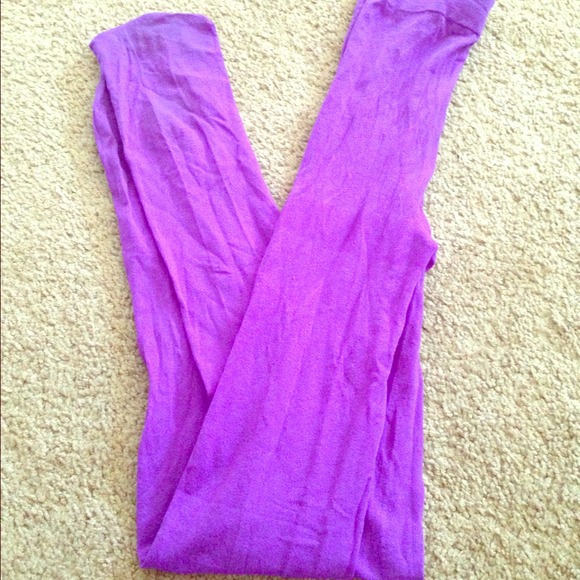 Purple stockings