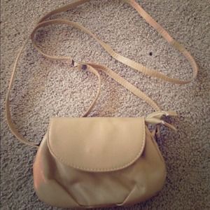 Cream handbag