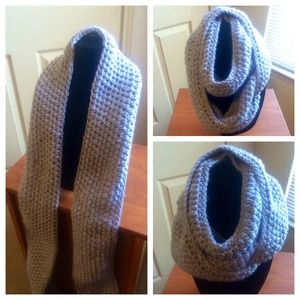 Grey infinity Scarf