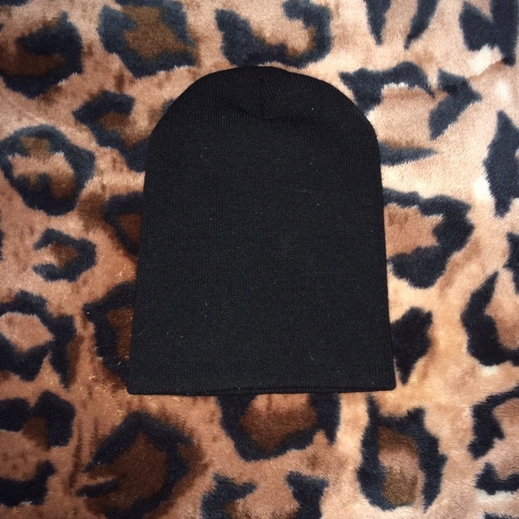 black beanie