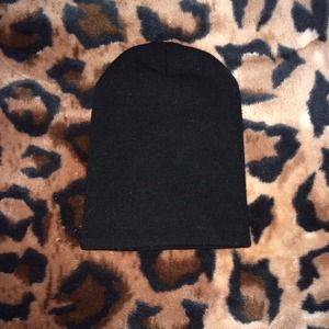 black beanie