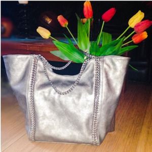 👜Silver chain purse