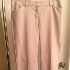 Express design studio light pink striped slacks