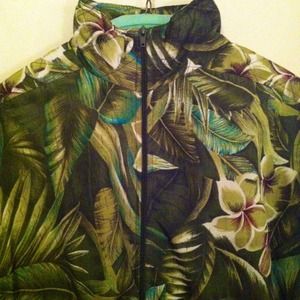 TROPICAL PRINT JACKET
