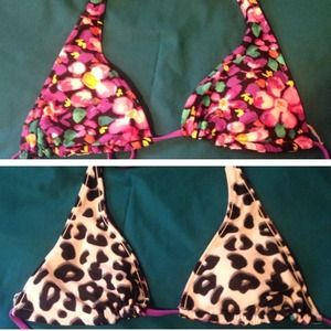Reversible bikini top.