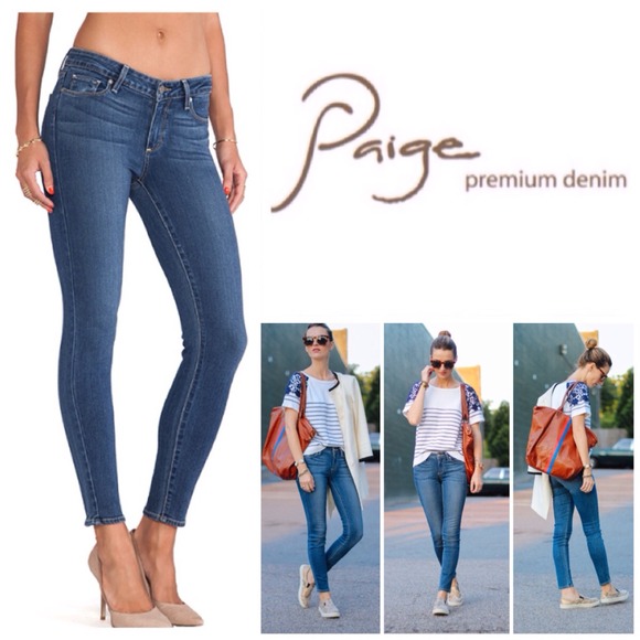 PAIGE Womens Verdugo Ankle Skinny Jean