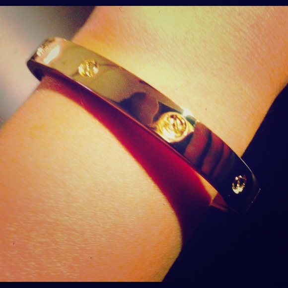 Cartier inspired  gold bangle