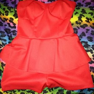 Peplum romper