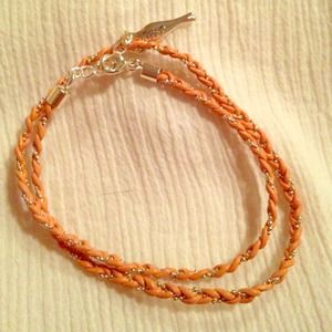 Chloe + Isabel Braided Leather Double Wrap.