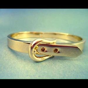 Gold Belt Bangle